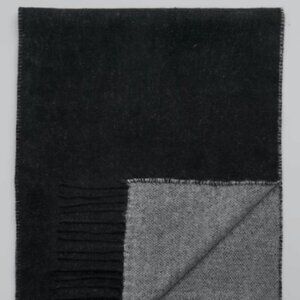 Jos. A. Bank Reversible Brushed Finish Scarf - Black